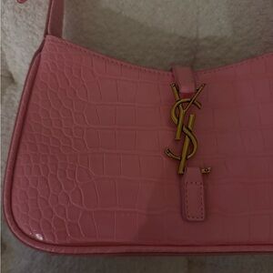 Pink shoulder bag